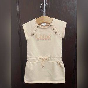 CHLOÉ
Girls' Graphic Short Sleeve Dress